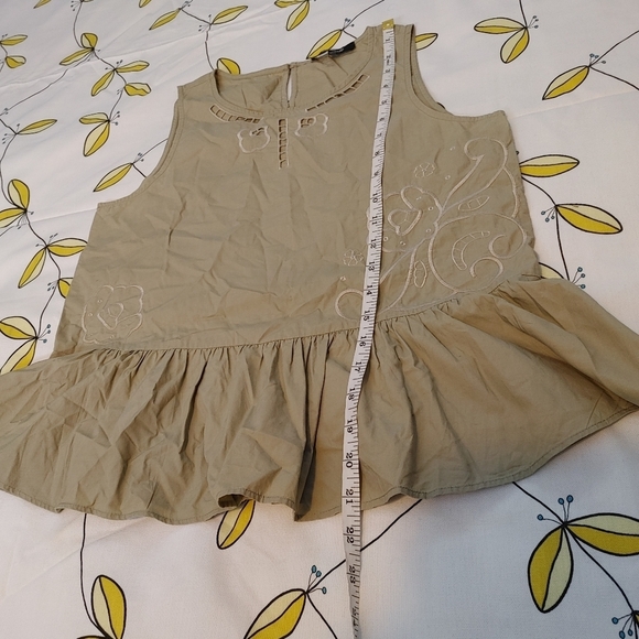 MADEWELL Embroidered Peplum Top XS - Picture 13 of 13